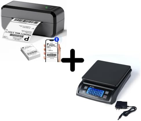 NelkoGlobal Digital Shipping Scale & Label Printer