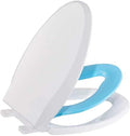 Elongated Toilet Seat with Built in Potty Training Seat - Toddler