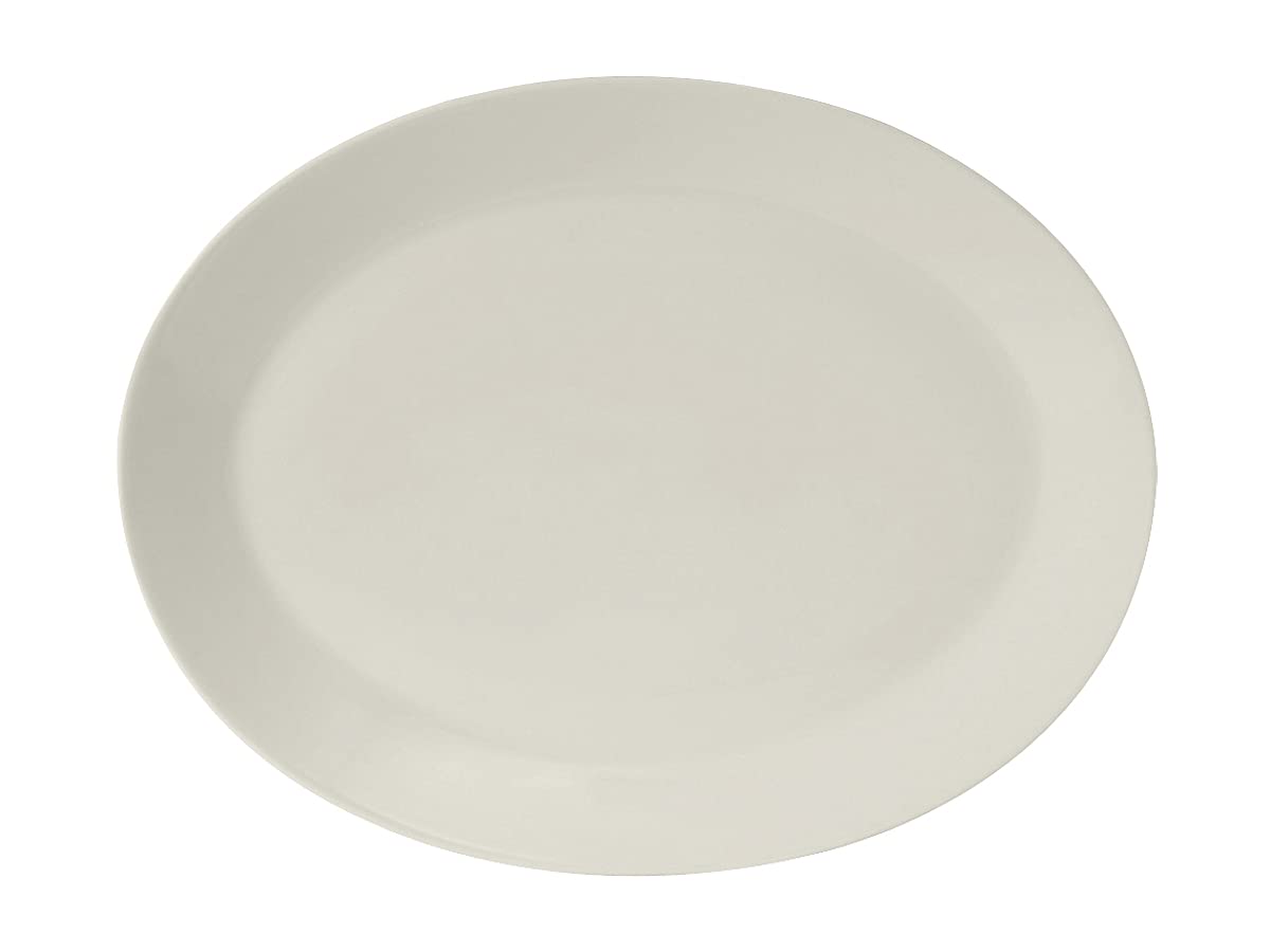 Tuxton Oval Platter Set, Microwave/Dishwasher Safe, Oven Proof, Pack of 12