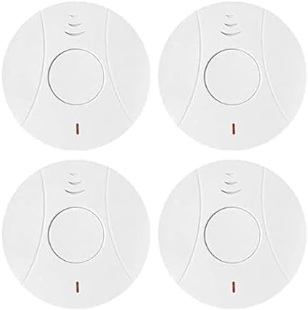 4 Pack Photoelectric Smoke and Carbon Monoxide Detector