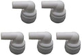YZM Elbow Male Thread Adapter 1/8in Male x 3/8in OD Tube - 100 Pack