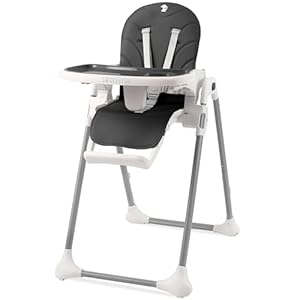 Adjustable Portable Baby High Chair by Sweety Fox - Black
