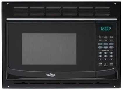 RV Black Microwave Oven - Easy Install & Stylish Finish