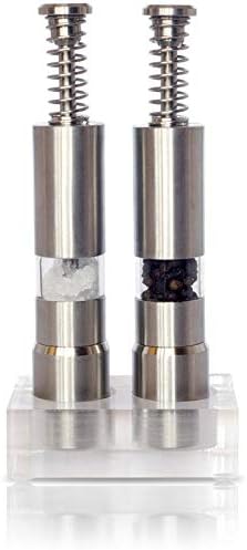 Grind Gourmet Salt and Pepper Grinder Set for Effortless Seasoning