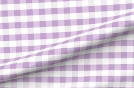 1in Checkered Gingham PolyPoplin Fabric for Sewing and Crafts