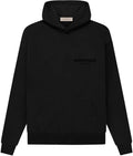 ESSENTIALS Pullover Hoodie for Men Black - Oversized Baggy Fit