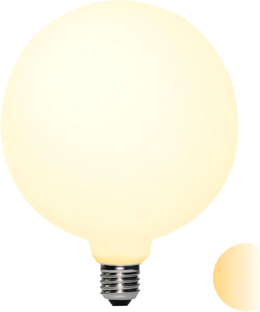 LED Large Globe Bulb D5.9ft G47 G150 7W Dim to Warm 2000K-2800K