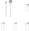 Monoprice Lightning to USB Type-A Charging Cable - 3 ft Pack of 5