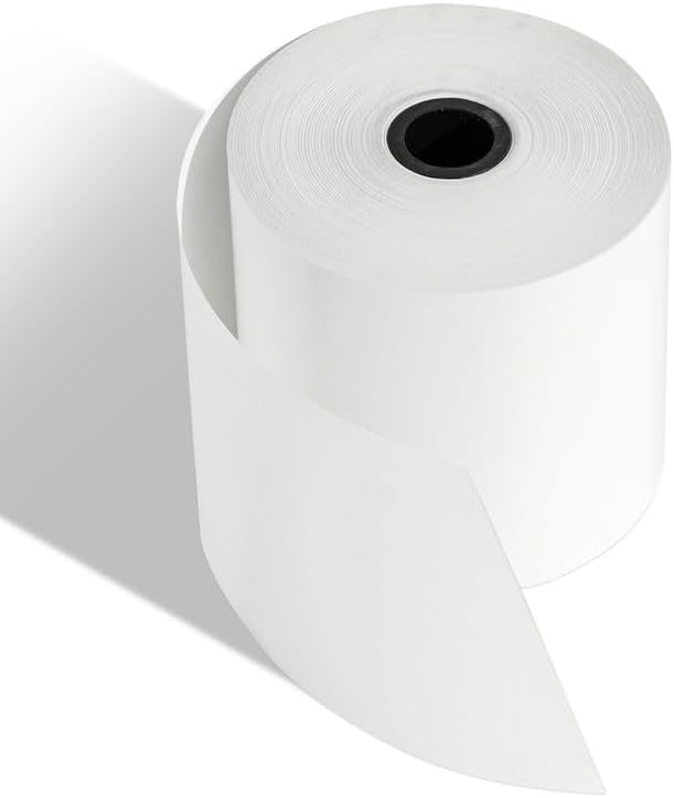 2-1/4in x 200ft Thermal Paper Rolls for POS Machines and More