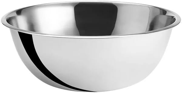 Stainless Steel 16 QT Mixing Bowl for Cooking and Baking
