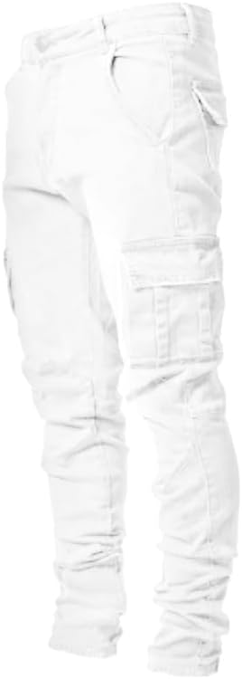 HUNGSON Men's Slim Fit Stretch Jeans for Comfort and Style