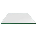 Dulles Glass 24x36 in Rectangular Tempered Glass Table Top - Durable