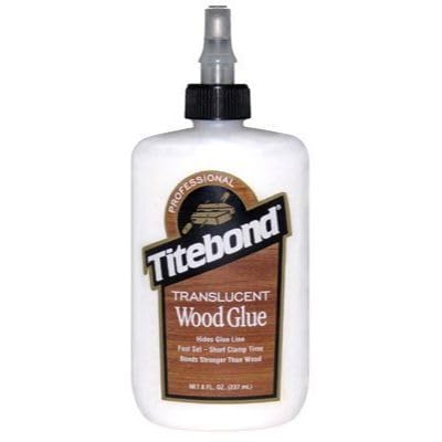 6 Pack Titebond 8 oz Translucent Wood Glue for Strong Bonds
