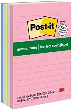Post-it Sticky Notes 4x6 in Sweet Sprinkles for Easy Reminders