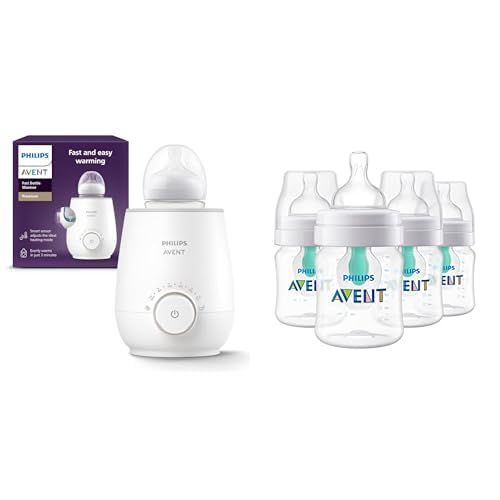 Philips Avent Warming Bundle with Anti-Colic Baby Bottle