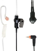 Radio Earpiece ARC T21095 1-Wire Acoustic Tube Lapel Mic - Clear Audio