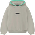 ESSENTIALS Pullover Hoodie for Men - Black Oversized Cotton Blend