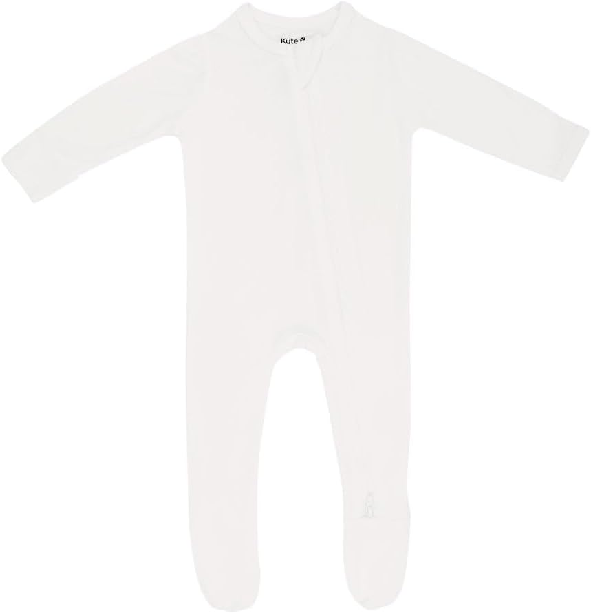 KYTE BABY Unisex Zipper Closure Footies for Infants 0-24 Months