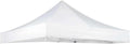 White Canopy Replacement Cover Compatible with E-Z UP 10 ft x 10 ft