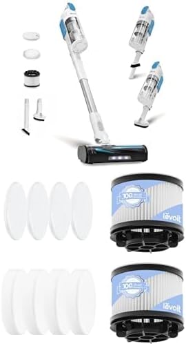 LEVOIT LVAC-200 Cordless Vacuum Cleaner with Replacement Filters