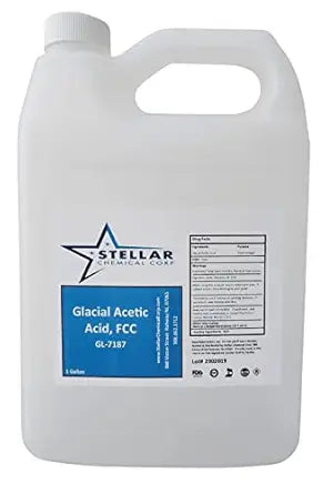 Glacial Acetic Acid USP, 5 Gallons - High Purity Solution