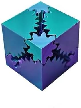 Square-Gear Rotating Stress Toy (Blue/Purple)