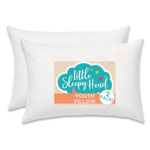 Youth Pillow 16 X 22 - Soft Hypoallergenic Kids Sleeping Pillow