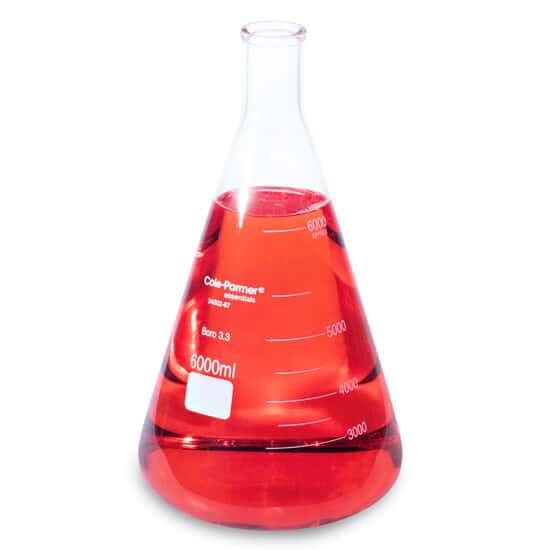 Cole-Parmer 6000 mL Laboratory Glass Erlenmeyer Flask Review