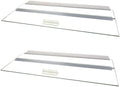 Glass Canopy Two Piece Set for Aquariums 36in L x 18in W