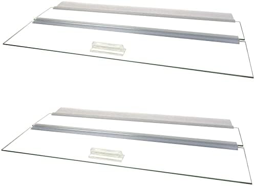 Glass Canopy Two Piece Set for Aquariums 36in L x 18in W