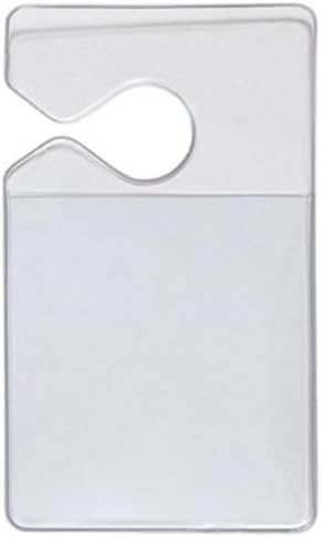 Bulk 100 Pack Clear Parking Permit Holder for Easy Access