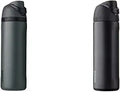 Insulated FreeSip Stainless Steel Water Bottle 24-Ounce - Keeps Drinks