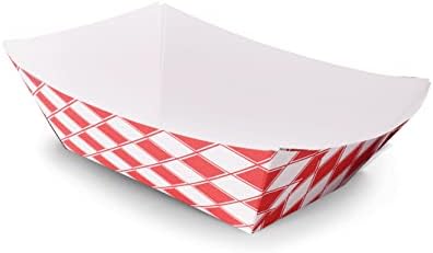 Case of 1000 Paper Food Trays for Popcorn, Nachos, and Burgers