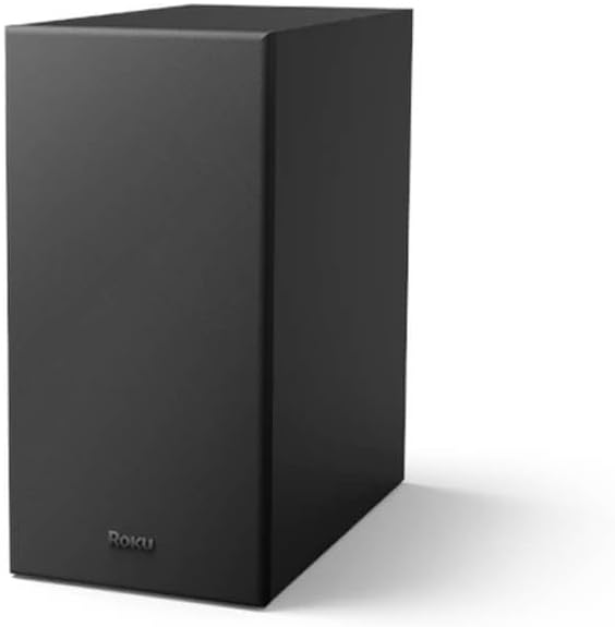 Roku Wireless Bass Slim Subwoofer for Streambar Pro Speakers