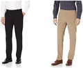 Van Heusen Men's Flex Flat Front Straight Fit Pant - Stretch Waist
