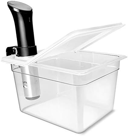 Everie Sous Vide Container 12 Quarts with Collapsible Lid