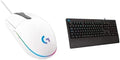 Logitech G203 Wired Mouse + G213 Prodigy Keyboard Bundle - White