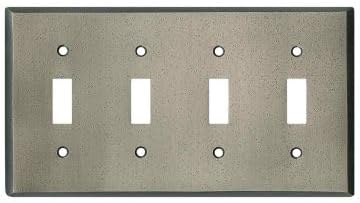 Switch Hits Distressed Antique Pewter Outlet Wall Plate Cover