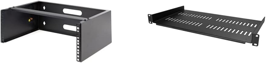 StarTech 4U Wall Mount Network Rack for Efficient Cable Management