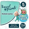 Rascal + Friends Diapers CoComelon Edition Size 5, 134 Count - Leak