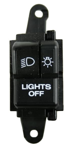 TRQ Headlight Switch for 1987-1995 Jeep Wrangler - Easy Install
