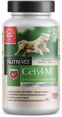 Advanced Cetyl M Dog Joint Action Tablets for Healthy Joints