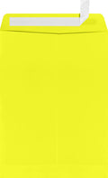 LUXPaper 9 x 12 Open-End Envelopes Peel & Press - Citrus Yellow