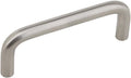 Solid Wire Pulls Ultra-Minimal Cabinet Handles 3in C/C - Satin Nickel