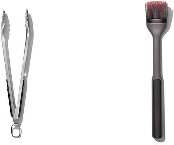 OXO Good Grips Grilling Tools Set: Tongs and Basting Brush