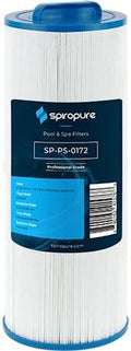 SpiroPure Replacement Spa Filter Cartridge - Durable 50 SF Media