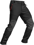 TSLA Men's Snow Ski Snowboard Waterproof Softshell Cargo Pants - Warm