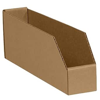 Aviditi Corrugated Cardboard Storage Bins for Home Organization