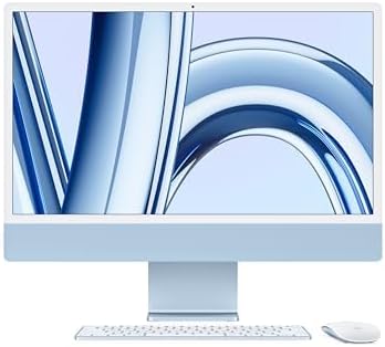 2023 Apple iMac with M3 Chip - 24-inch, 8GB RAM, Blue