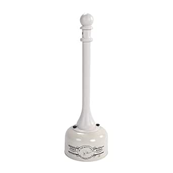 Eagle 1202BEI Galvanized Steel Poly Tube Cigarette Receptacle